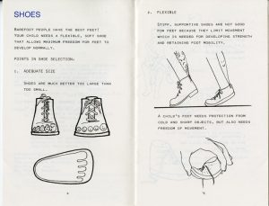 “What Parents Should Know about Shoes, Twisted or Bent Legs, and Flatfeet in Children” pamphlet, 1979, published by the Department of Orthopedics, The Children’s Orthopedic Hospital and Medical Center, Seattle, WA. H MS c477.